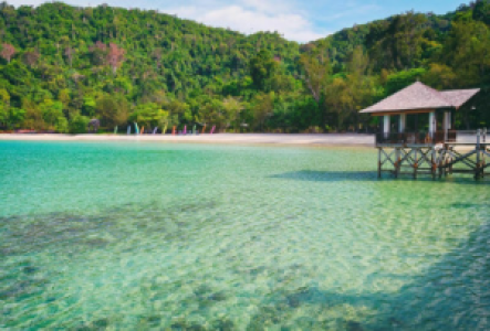 Strandurlaub auf Borneo