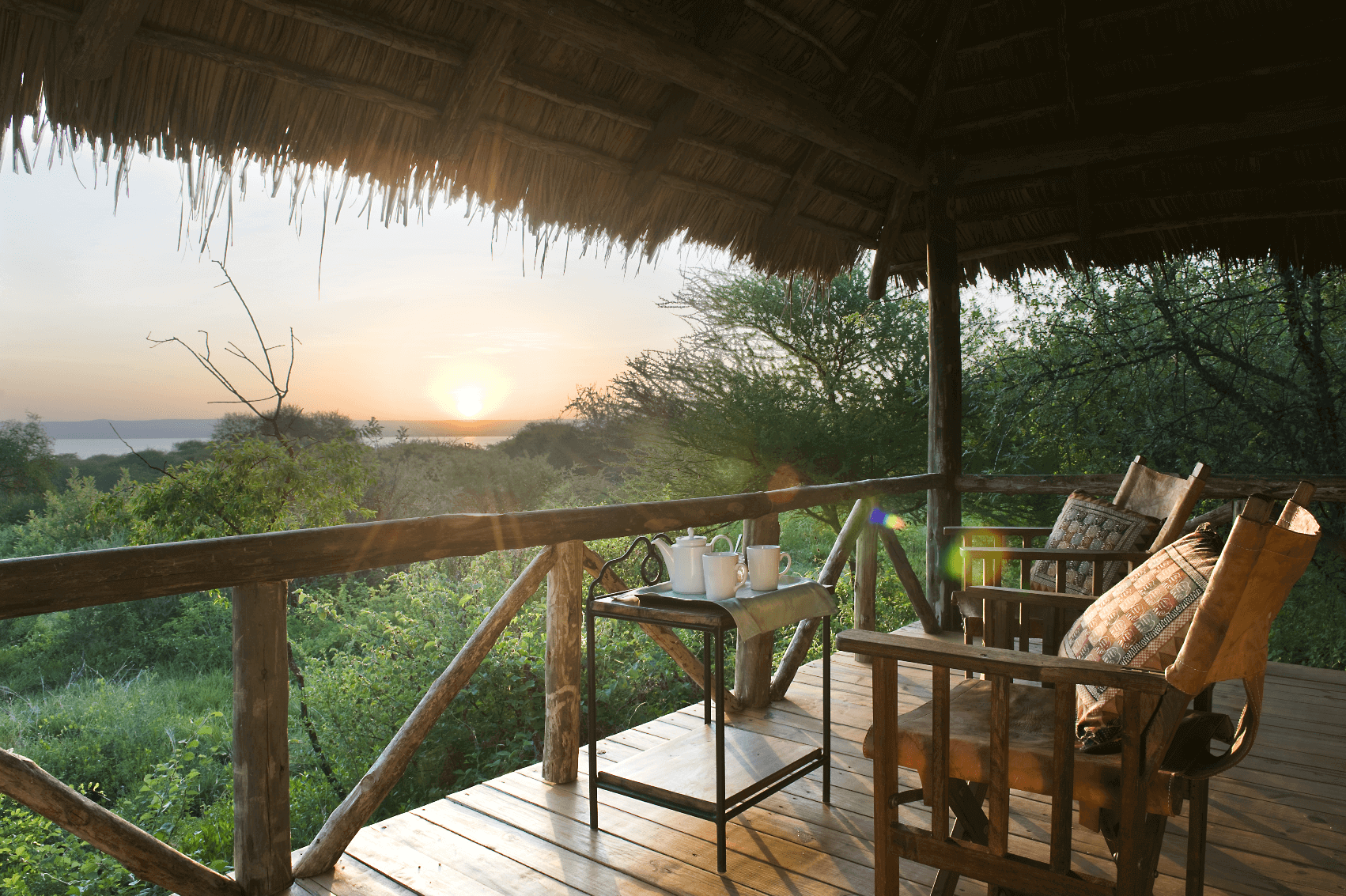 Burunge Tented Camp - View From Deck - 