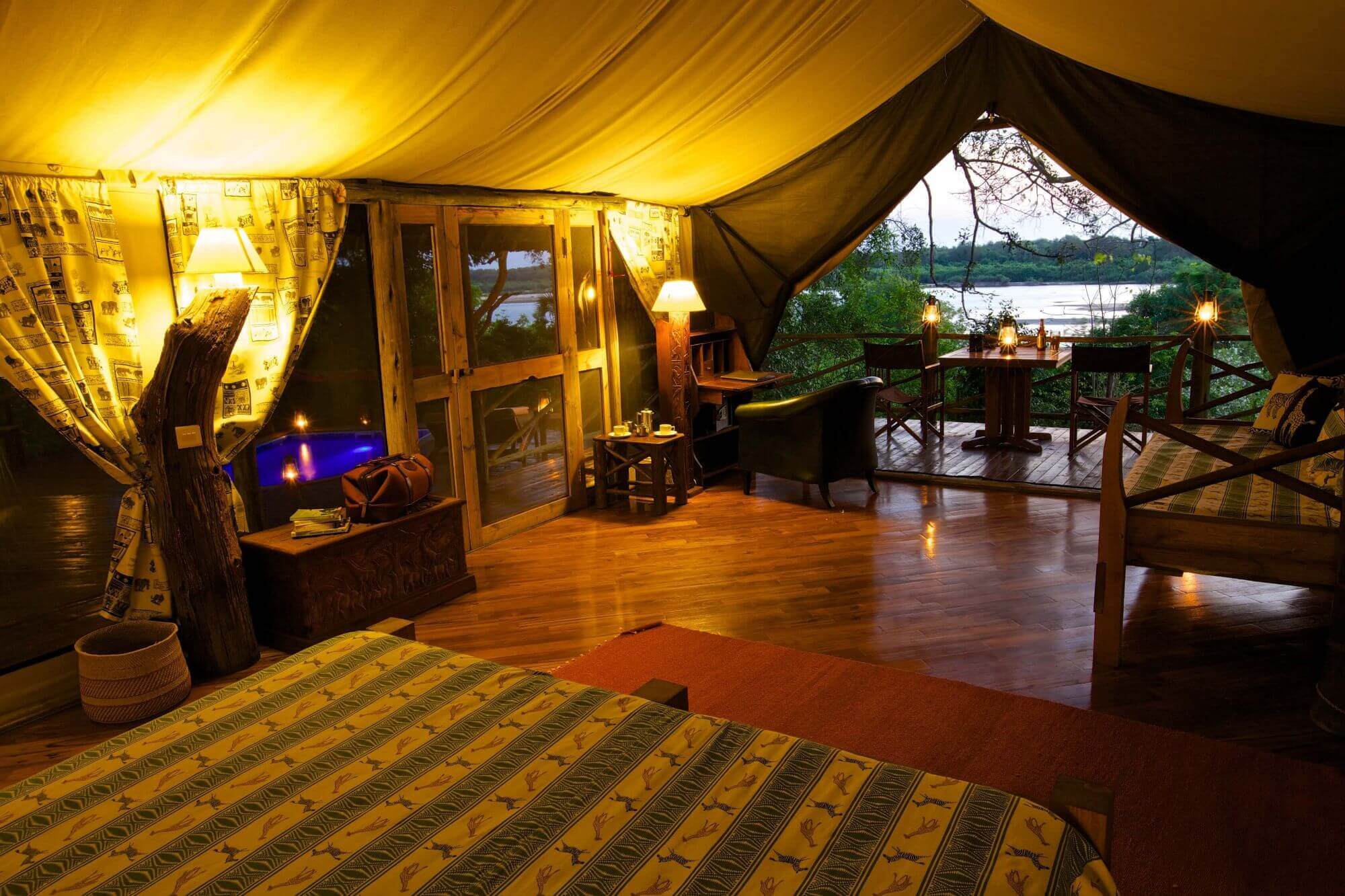 RufijiRiverCamp-Tent-Interior - 